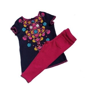 Genuine Oshkosh Shirt Pants Sz 3T Tunic Leggings